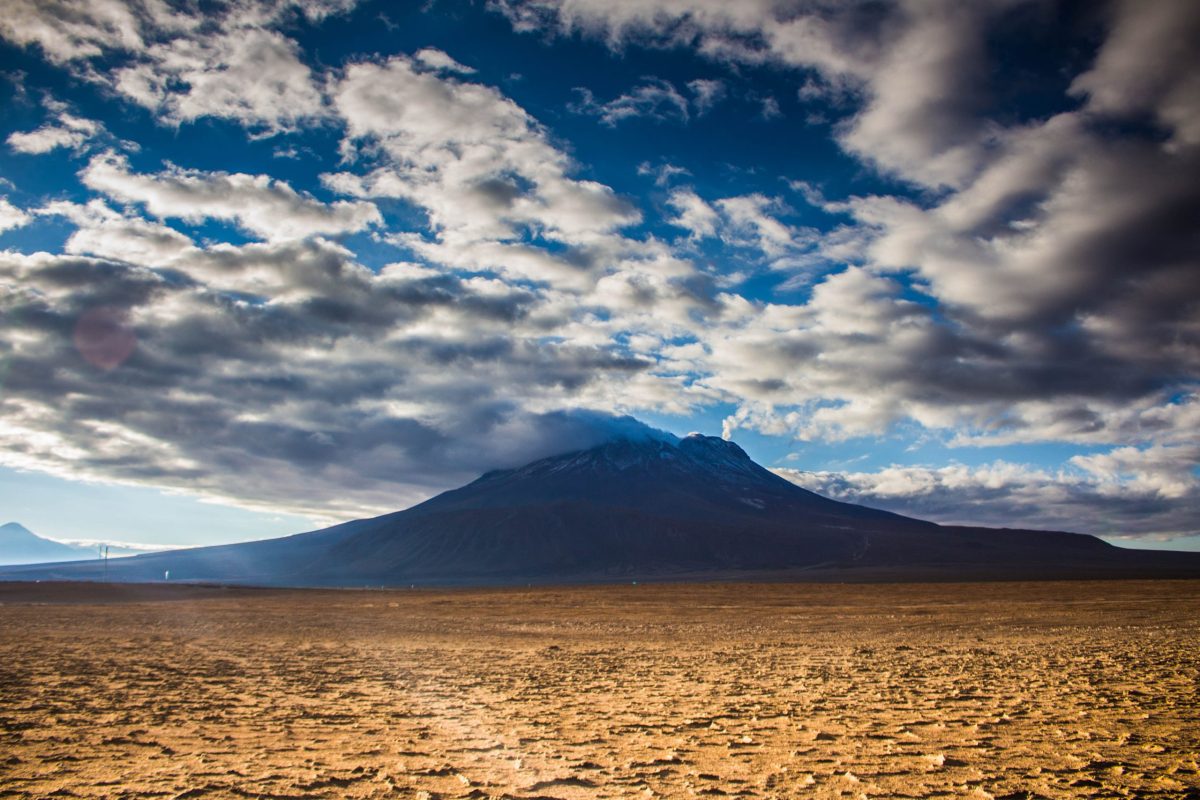 Ollagüe, Paisajes sobrecogedores del altiplano.